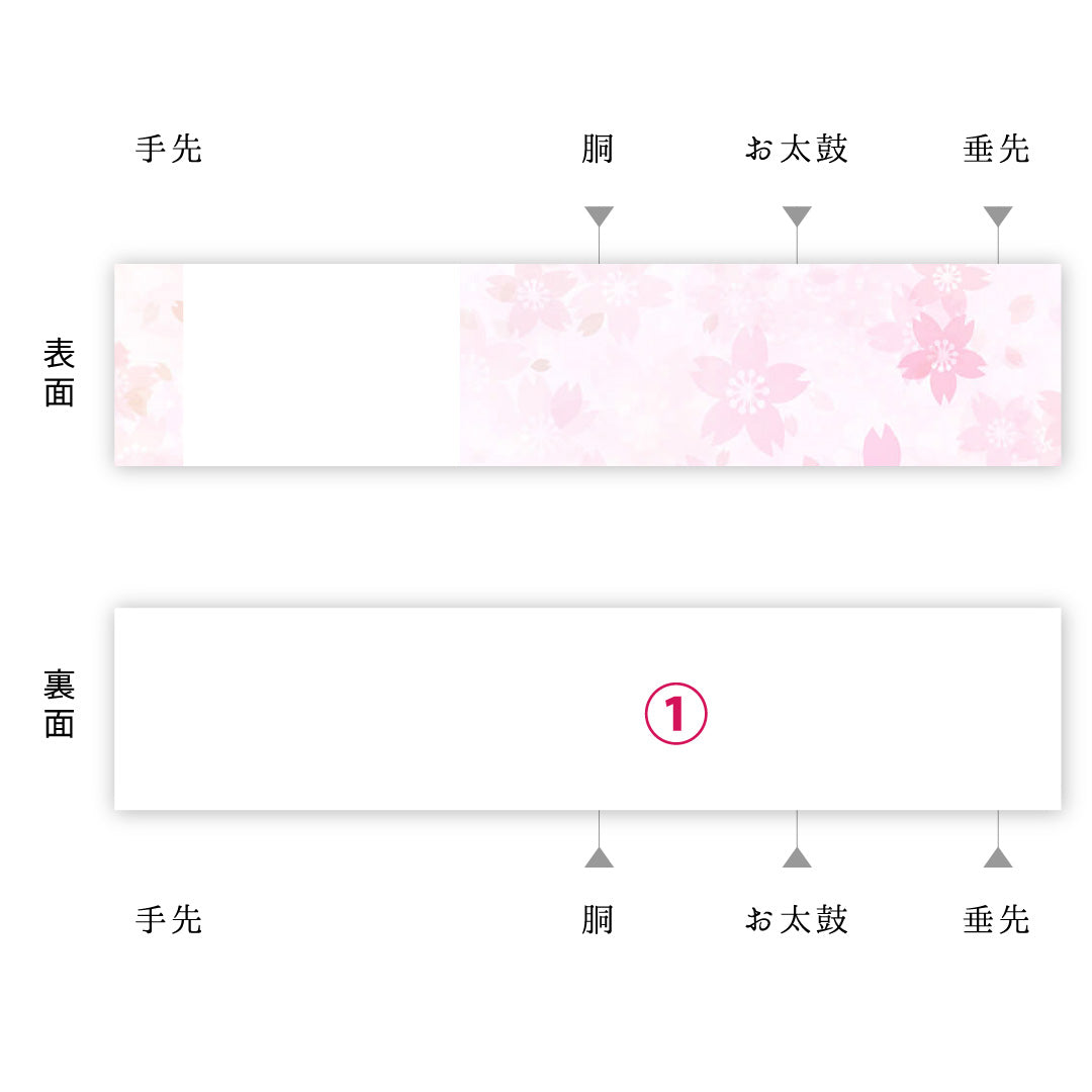 振袖用 袋帯 帯丈428cm 正絹 六通 帯端のみ未仕立て 蝶 吉祥文様 金系 1243-01808