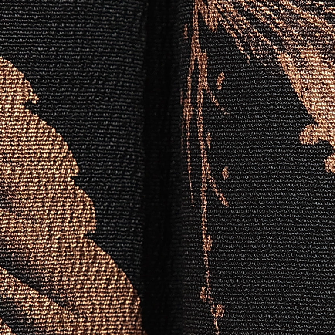 黒留袖 袷 身丈157cm 裄丈62cm 五つ紋 四ツ目菱 フォーマル Cランク Mサイズ 正絹 比翼仕立て 広衿 雉 松 1211-F0765