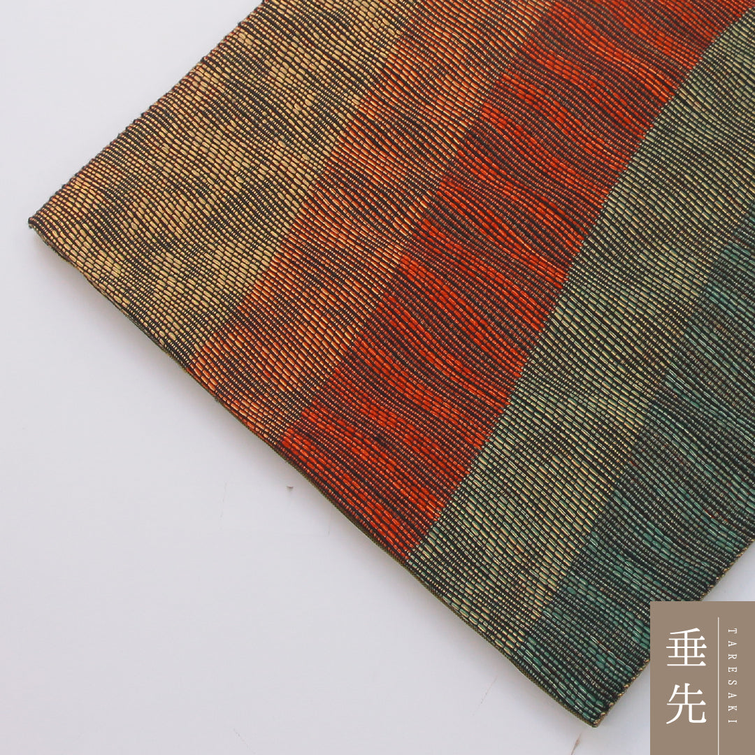 袋帯 帯丈440cm インフォーマル 六通 Sランク 正絹 創作柄 多色系 1223-02335