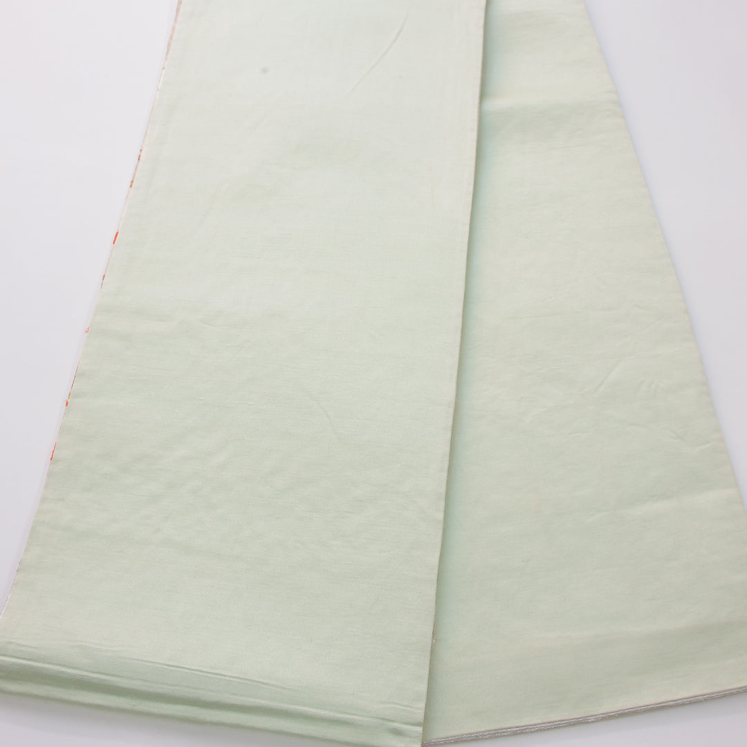 アンティーク 袋帯 帯丈416cm 六通 Aランク 正絹 唐織 古典柄 クリーム系 1223-02320