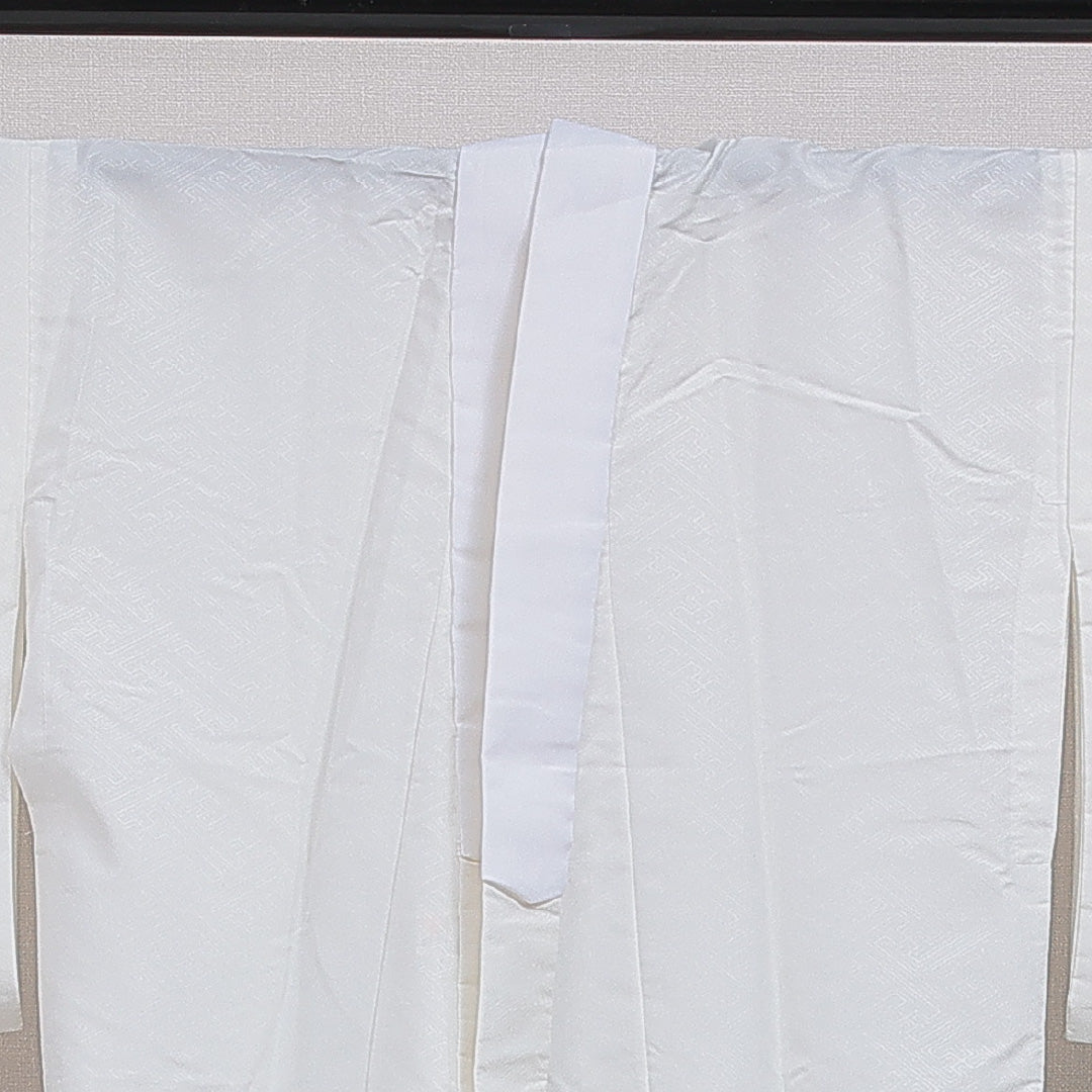 洗える着物 長襦袢 無双袖 身丈130cm 裄丈62cm ポリエステル Sランク Lサイズ 白系 RP 1239-16550