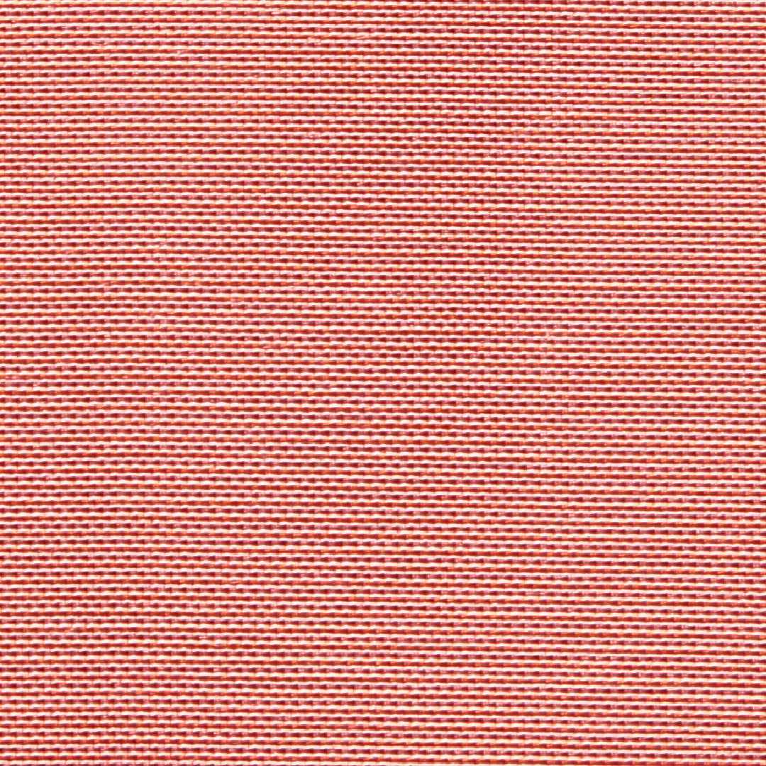 未使用品 紬 袷 身丈155cm 裄丈65cm 正絹 Nランク カジュアル 広衿 Mサイズ しつけ糸 無地 朱系 RP 1223-15111