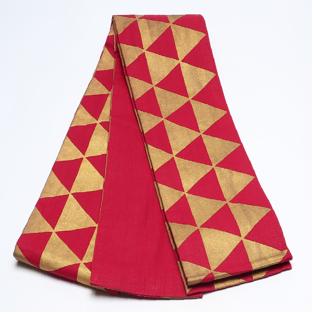 半幅帯 帯丈352cm 踊り用 小袋帯 全通 Aランク 正絹 鱗 赤系 青系 1225-00643