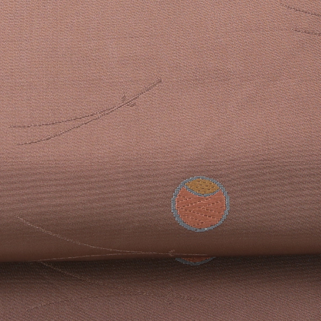 袋帯 帯丈440cm インフォーマル 六通 帯芯なし Aランク 正絹 松葉 創作柄 ピンク系 1223-02234