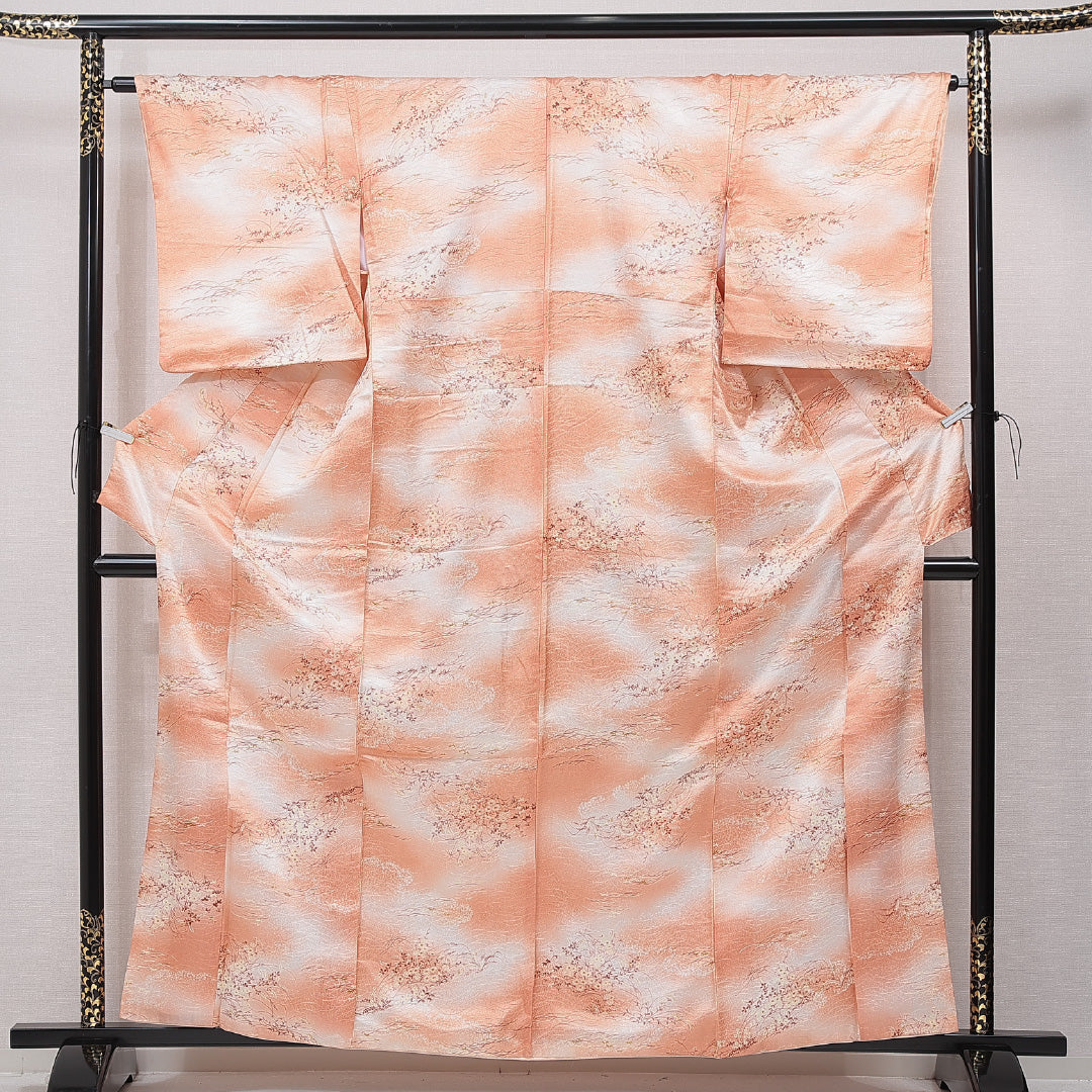 中古・リサイクル 小紋】 洗える着物 袷 身丈161cm 裄丈62cm