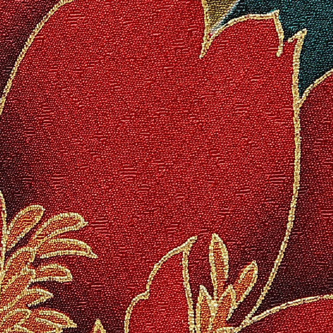 振袖 袷 身丈163cm 裄丈65cm フォーマル Aランク Lサイズ 正絹 広衿 蝶 牡丹 1213-F0715