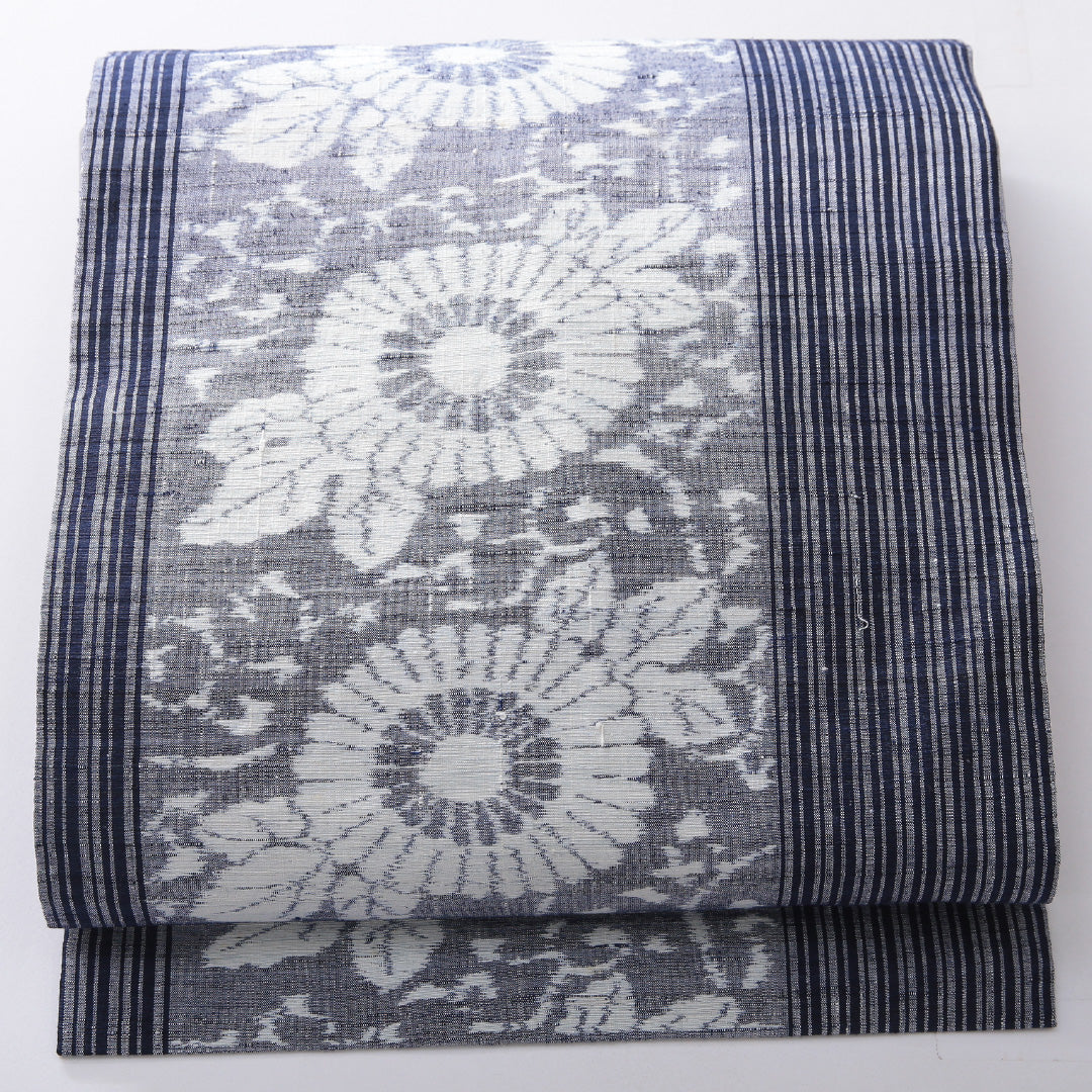 中古・リサイクル 九寸名古屋帯（紬）】 帯丈353cm カジュアル 全通 C