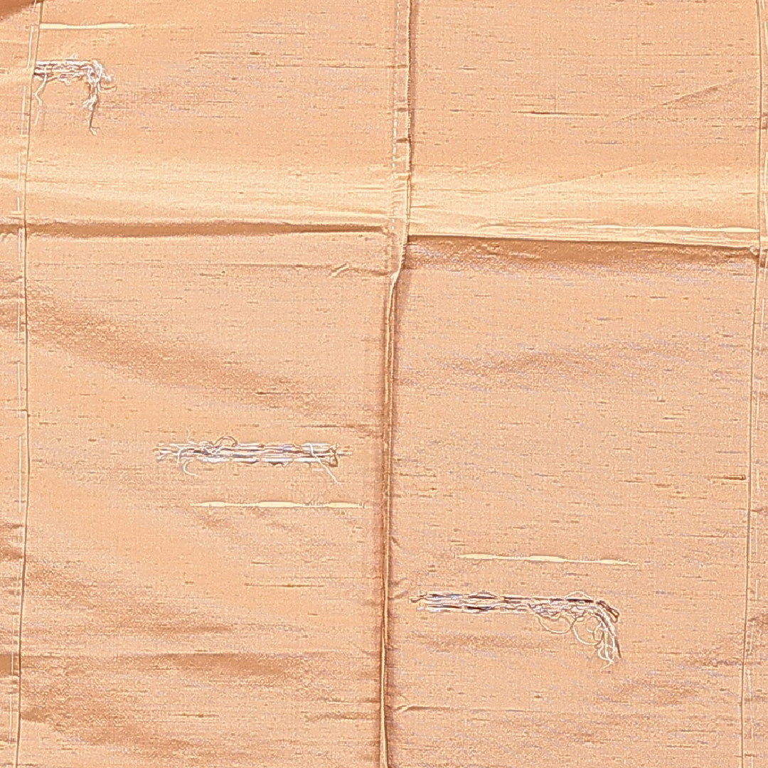 紬 単衣 身丈148cm 裄丈62cm 正絹 Dランク XSサイズ バチ衿 カジュアル 肩当て 無地 黄系 1216-15581