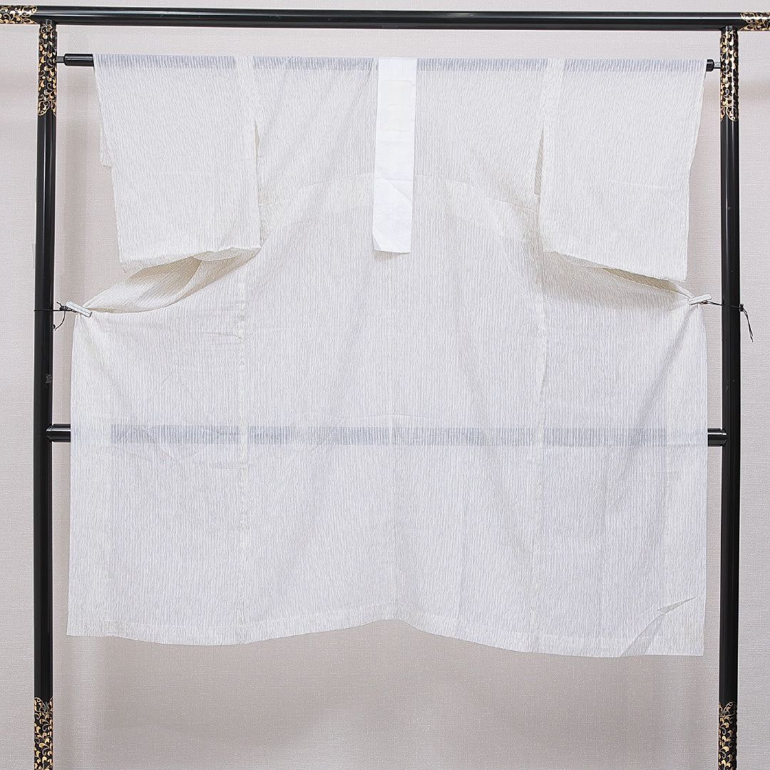 夏物 洗える着物 長襦袢 夏物 身丈132cm 裄丈63cm ポリエステル Sランク XLサイズ 抽象柄 ベージュ系 RP 1239-16677