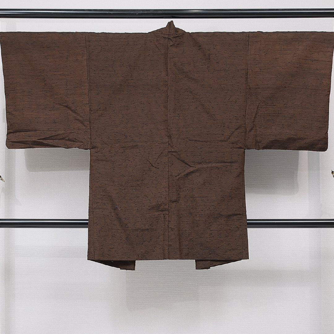 中古・リサイクル 羽織 男性用（紬）】 袷 身丈94cm 裄丈67cm 正絹 S