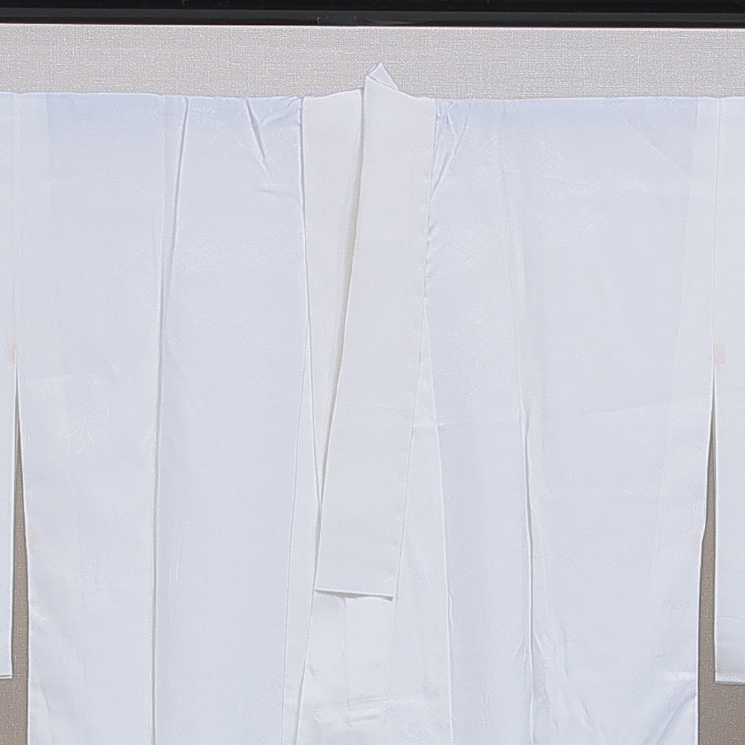 洗える着物 長襦袢 無双袖 身丈134cm 裄丈64cm ポリエステル Cランク XLサイズ 雲取り 白系 LP 1239-16518