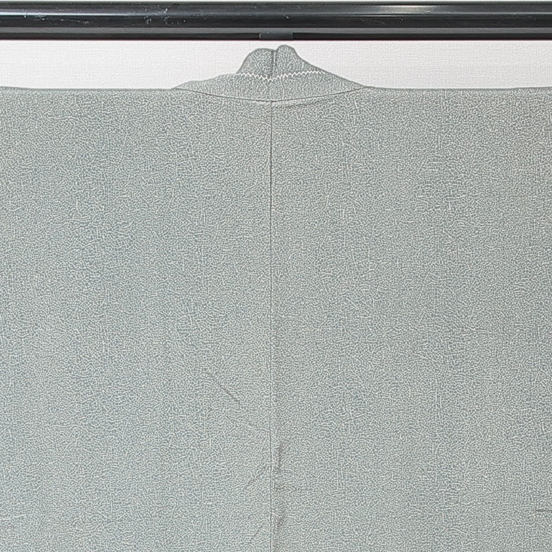 羽織 袷 身丈70cm 裄丈59cm 正絹 Cランク カジュアル Sサイズ 紐あり 抽象柄 グレー系 HP 1232-15261