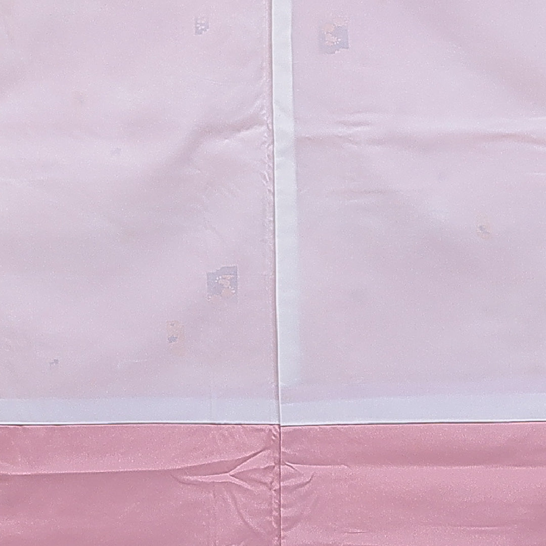 小紋 洗える着物 袷 身丈159cm 裄丈63cm ポリエステル Cランク Mサイズ 広衿 インフォーマル 色紙 雲取り ピンク系 1215-16114