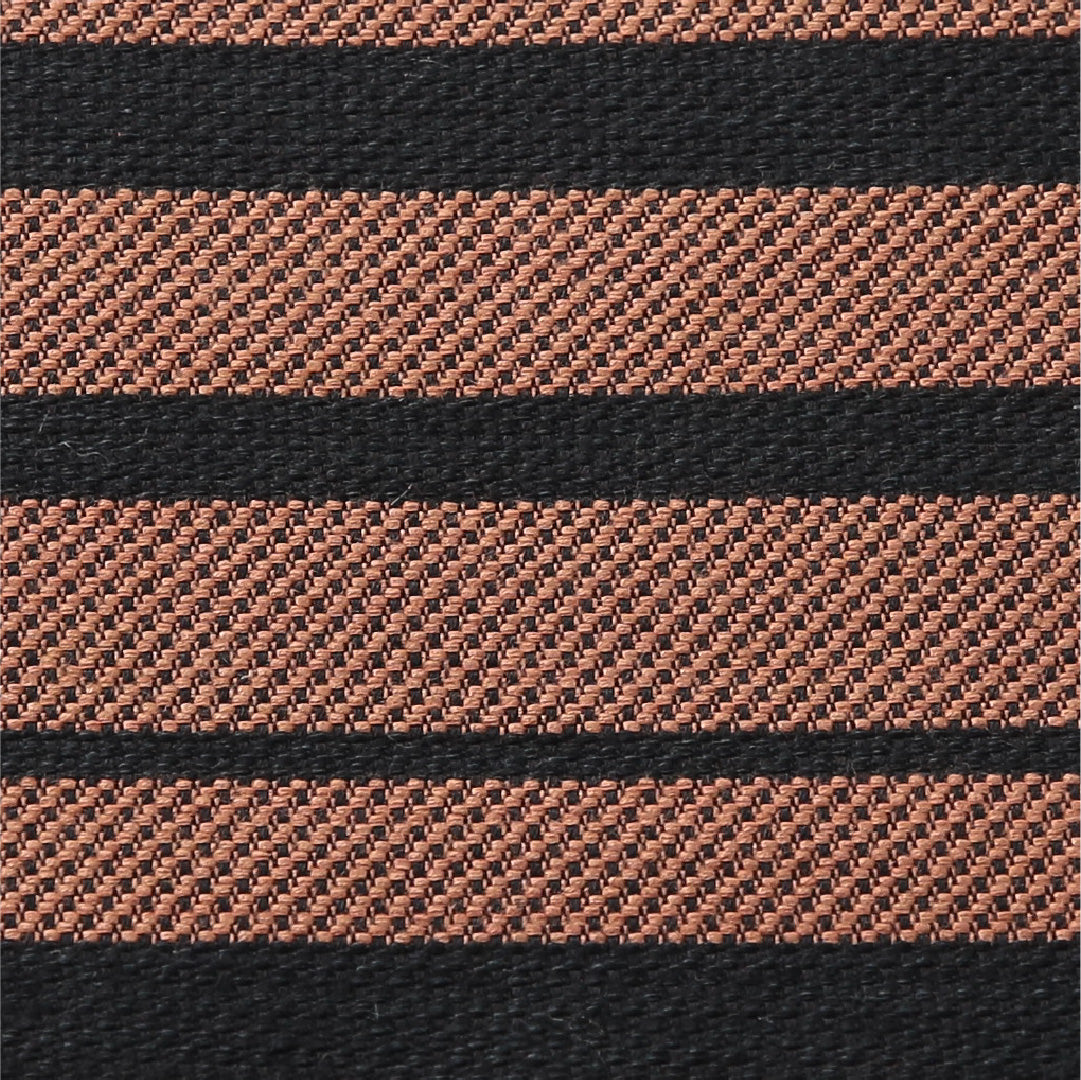 八寸名古屋帯 帯丈340cm カジュアル 開き仕立て 全通 未仕立て Sランク 正絹 博多織 縞 朱系 1224-03821