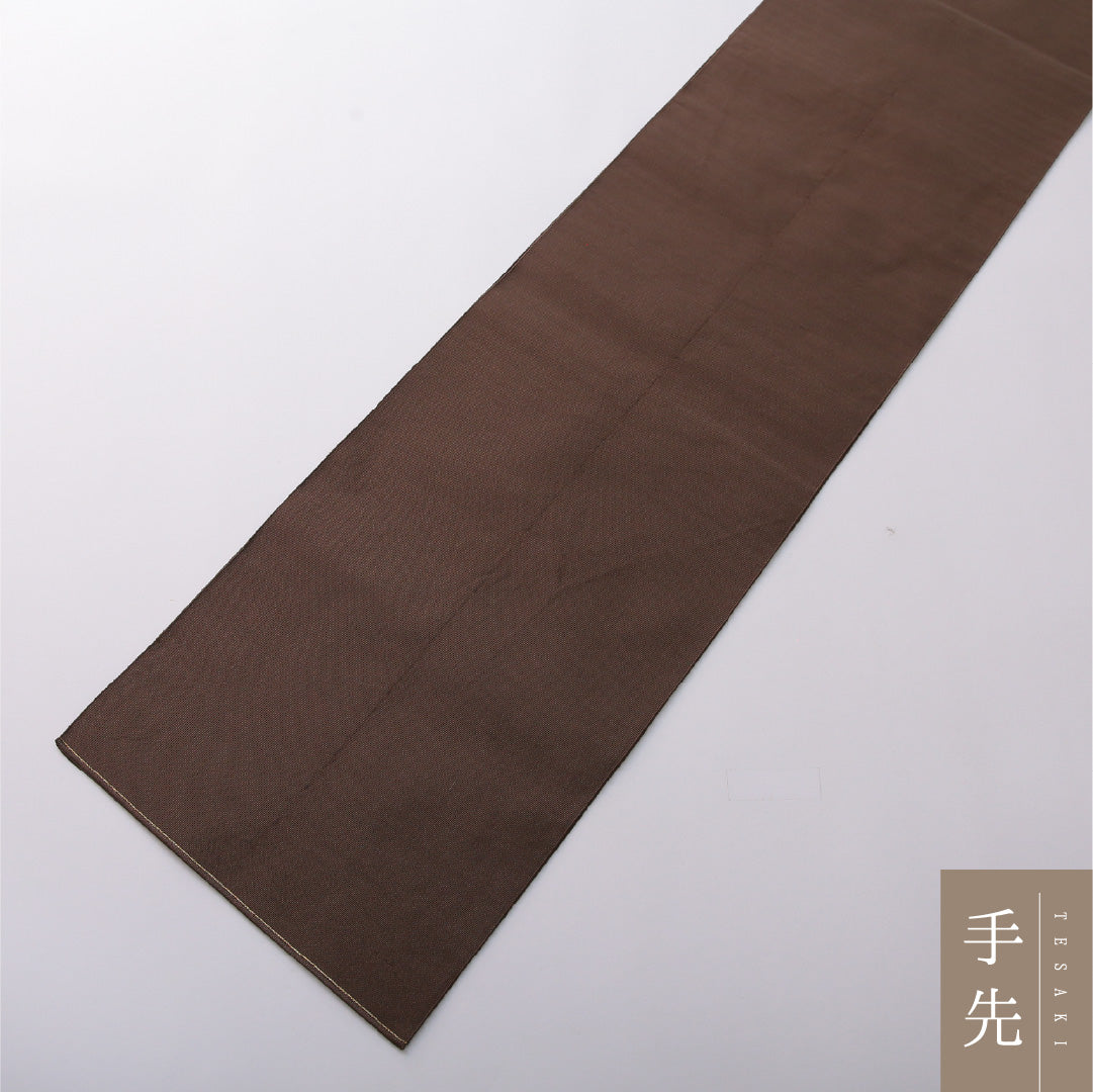 八寸名古屋帯 Sランク 帯丈348cm 正絹 ポイント柄 開き仕立て 織り カジュアル 創作柄 深い緑系 RP 1245-03363