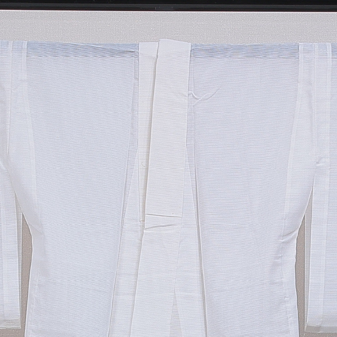 夏物 長襦袢 絽 身丈150cm 裄丈63cm 正絹 Aランク FREEサイズ 無地 白系 RP 1239-16517