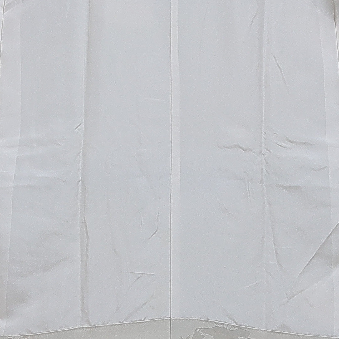 長襦袢 無双袖 身丈121cm 裄丈60cm 正絹 Sランク Sサイズ 鶴 グレー系 RP 1239-16615