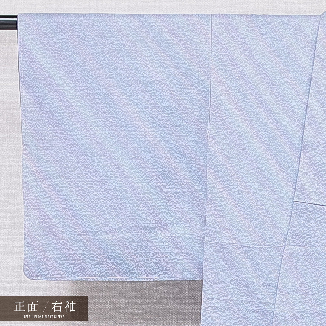 付下げ 袷 身丈152cm 裄丈61cm 正絹 成田彩峰 Sランク Sサイズ 広衿 一つ紋 セミフォーマル 創作柄 作家物 落款 証紙 グラデーション系 水色系 1261-15901