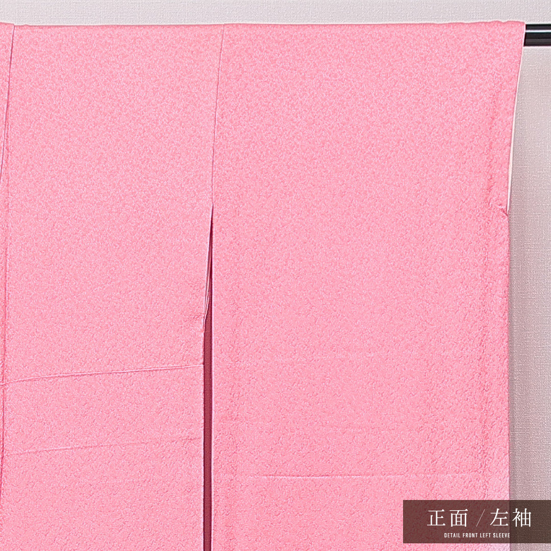 振袖 袷 身丈161cm 裄丈66cm フォーマル Cランク Lサイズ 正絹 広衿 毬 桜 1213-F0651