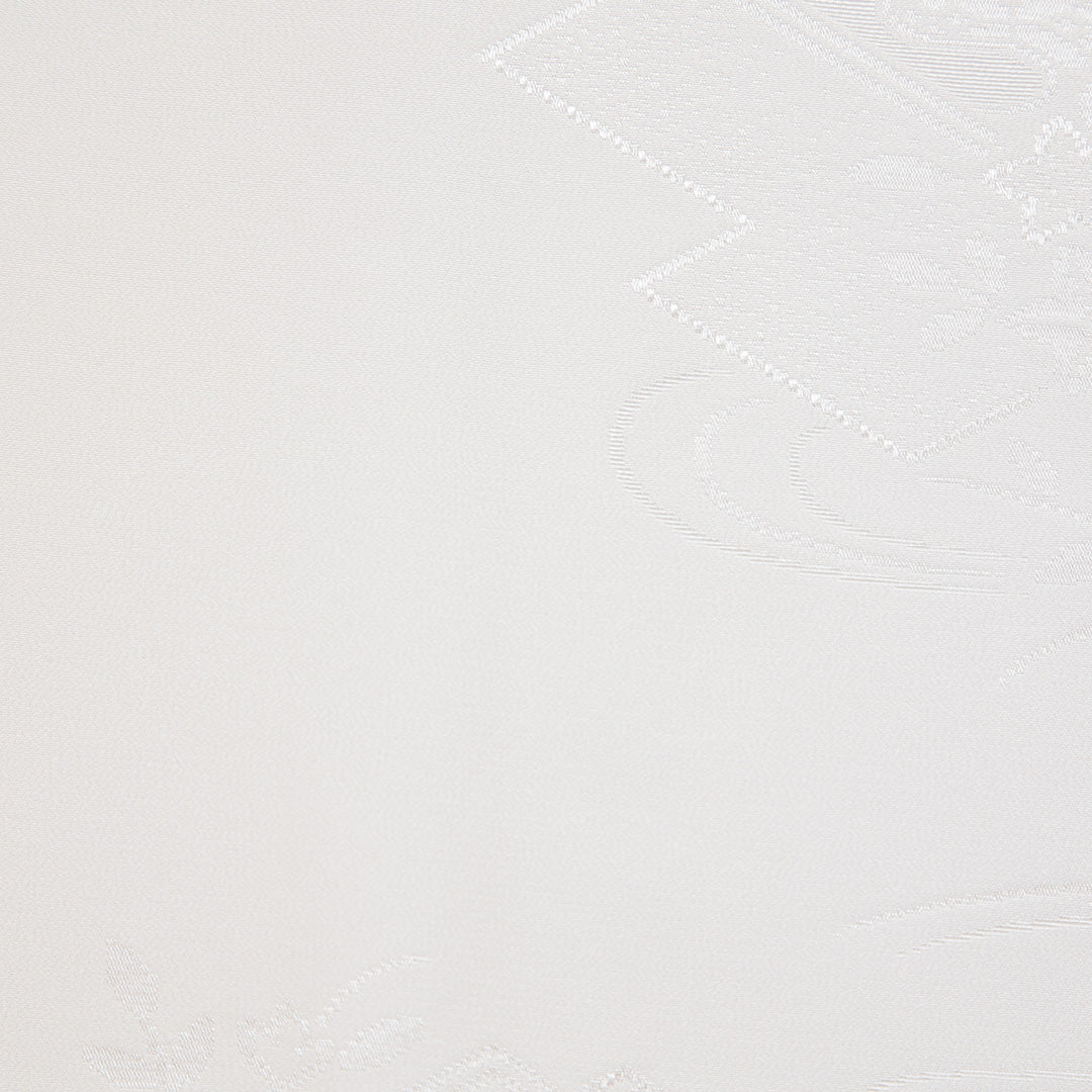 長襦袢 無双袖 身丈125cm 裄丈65cm 正絹 Cランク Mサイズ 古典柄 クリーム系 1229-16709