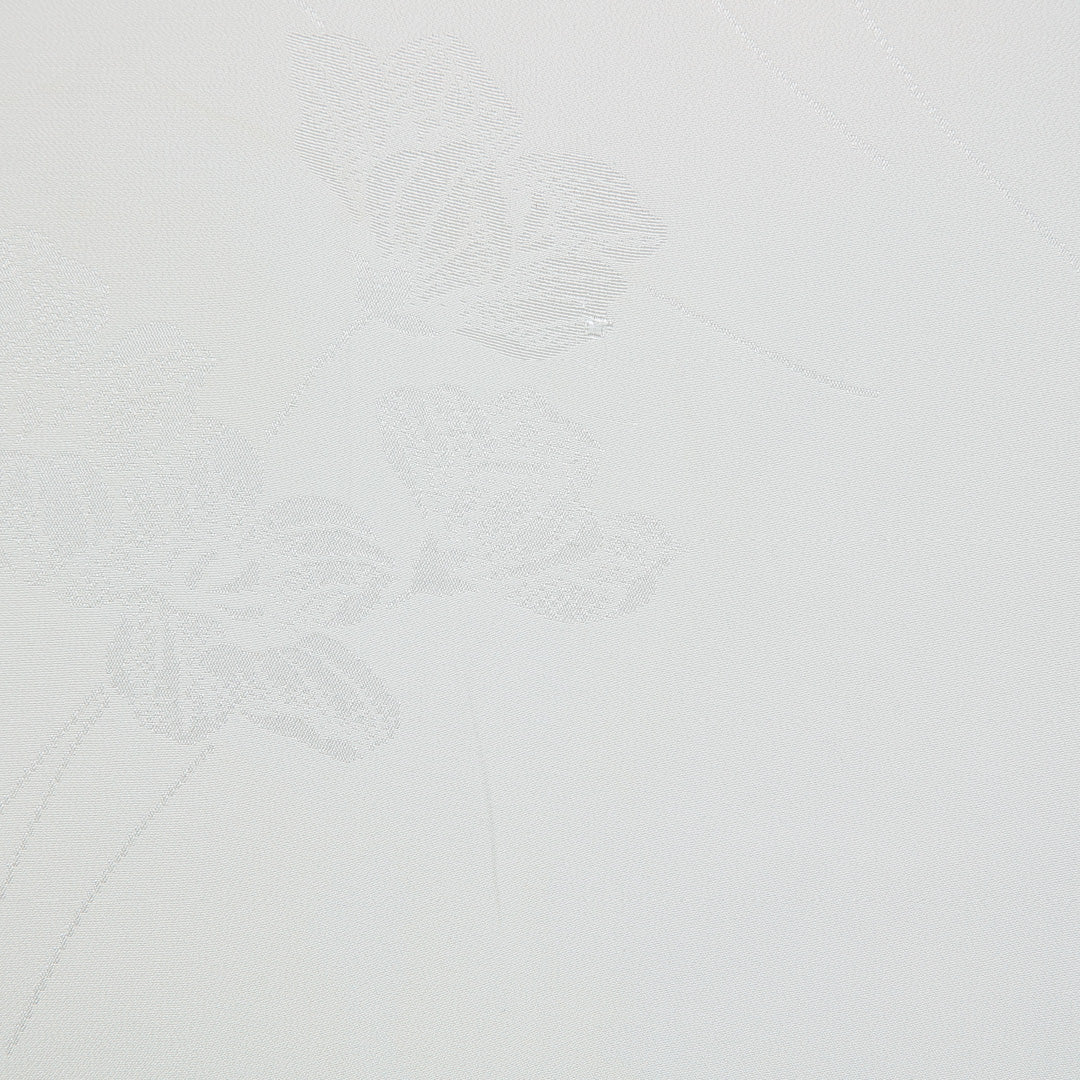 長襦袢 無双袖 身丈127cm 裄丈63cm 正絹 Cランク Mサイズ 花柄 水色系 1229-16691