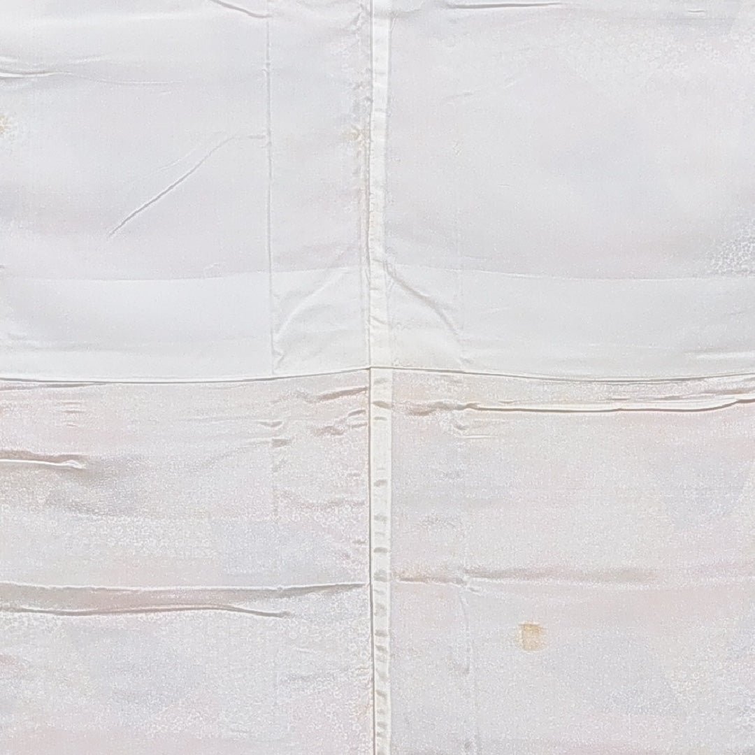 小紋 洗える着物 袷 身丈159cm 裄丈63cm ポリエステル Cランク Mサイズ 広衿 インフォーマル 寄せ柄 桜 多色系 1215-16098