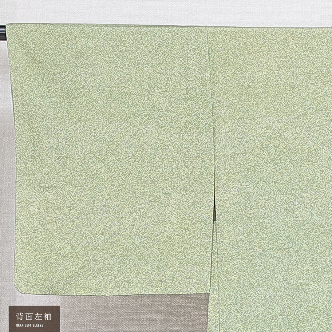 羽織 袷 身丈77cm 裄丈62cm 正絹 Sランク カジュアル Sサイズ 緑系 RP 1232-16173