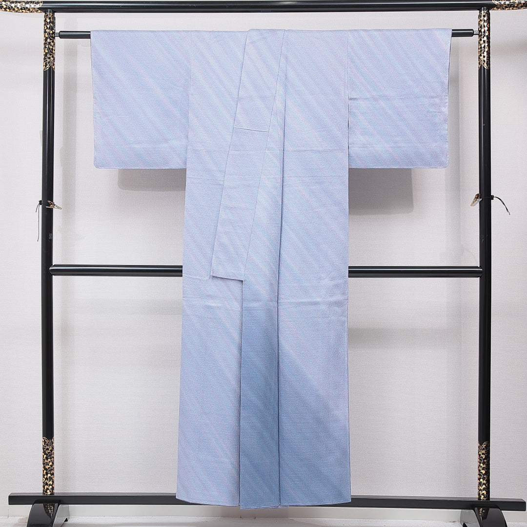 付下げ 袷 身丈152cm 裄丈61cm 正絹 成田彩峰 Sランク Sサイズ 広衿 一つ紋 セミフォーマル 創作柄 作家物 落款 証紙 グラデーション系 水色系 1261-15901