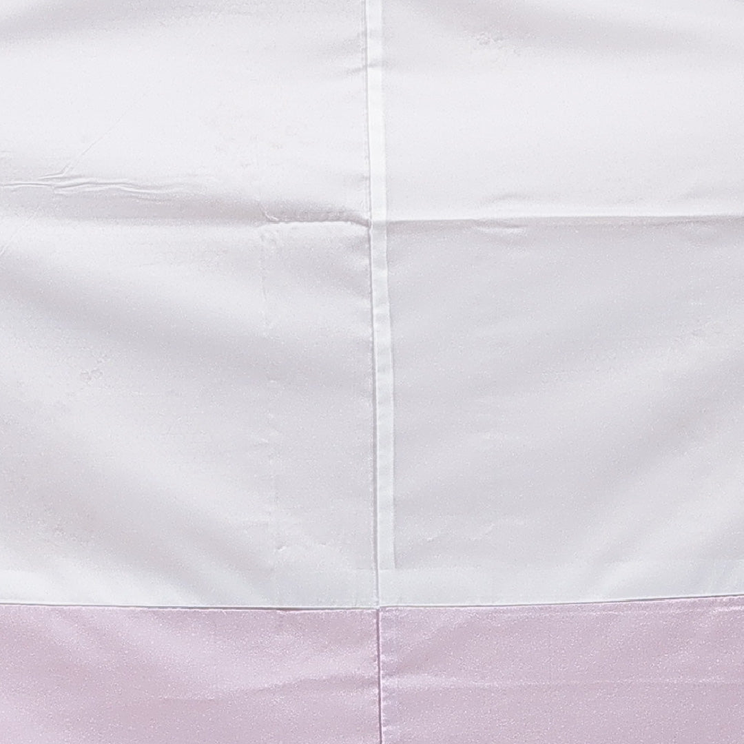 小紋 洗える着物 袷 身丈158cm 裄丈64cm ポリエステル Sランク Mサイズ 広衿 インフォーマル 亀甲 梅 ピンク系 1215-15800