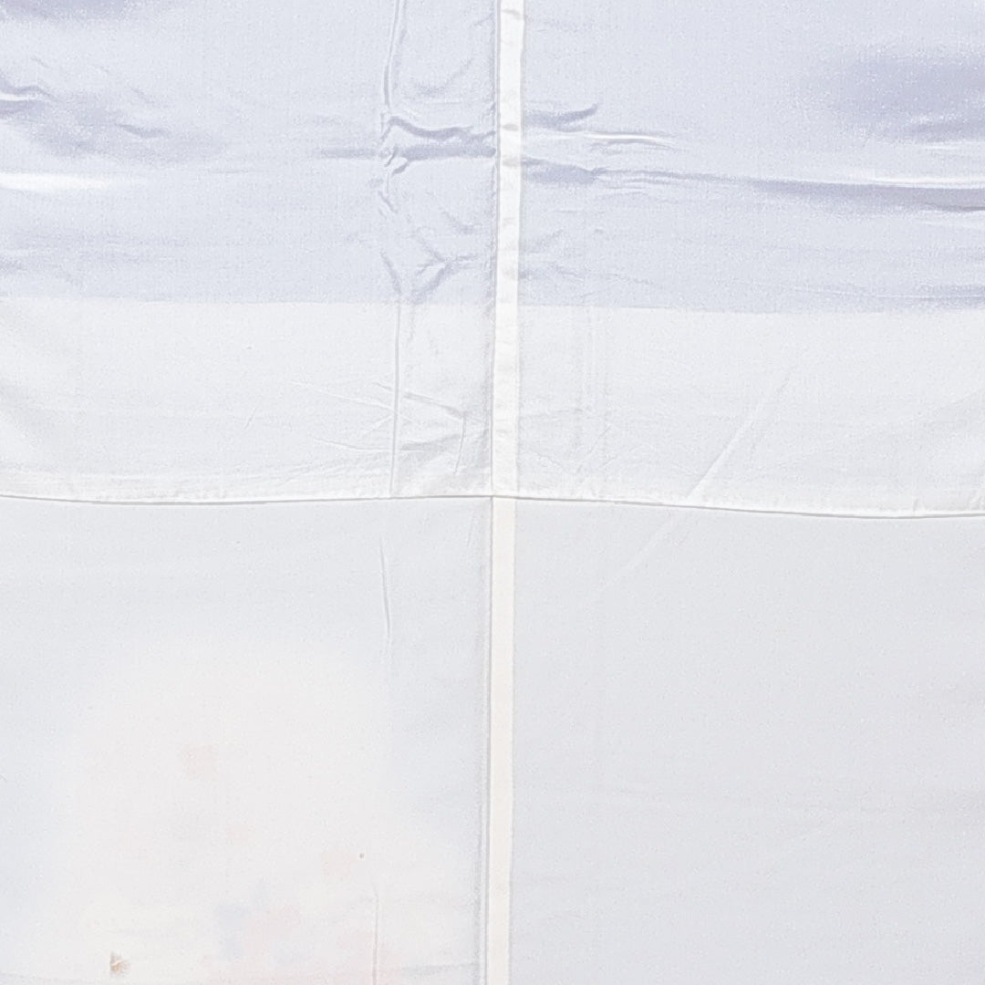 付下げ 袷 身丈162cm 裄丈67cm 正絹 Bランク インフォーマル バチ衿 Lサイズ ぼかし染 牡丹 青系 HP 1218-15895