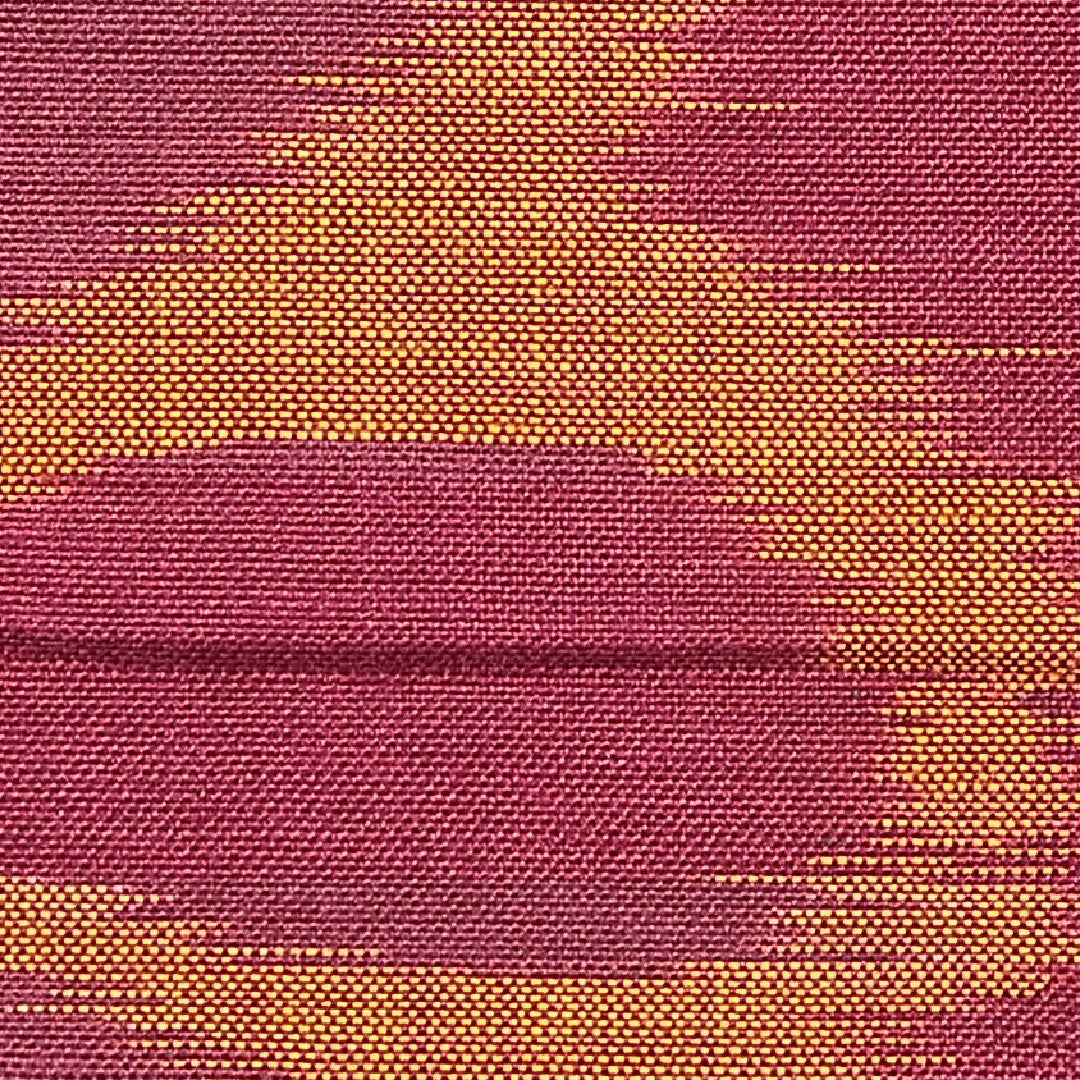 アンティーク 羽織(銘仙) 袷 身丈97cm 裄丈63cm 正絹 Aランク Sサイズ バチ衿 紐あり 菊 紫系 赤系 1217-15178