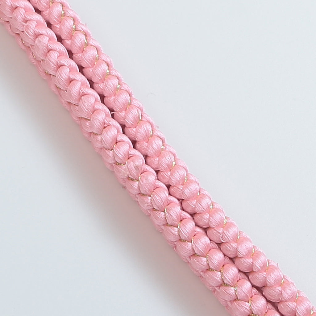 【リサイクル 帯締め】丸組紐 正絹 ピンク系 Bランク 和装小物 糸 ...