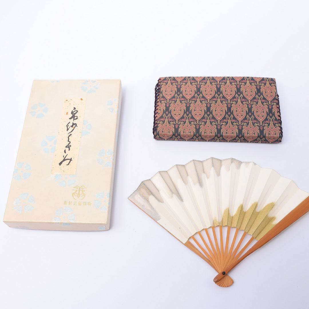 和装小物 小物 正絹 龍村織物美術研究所 お茶会セット朱系 Bランク フォーマル 1222416000047