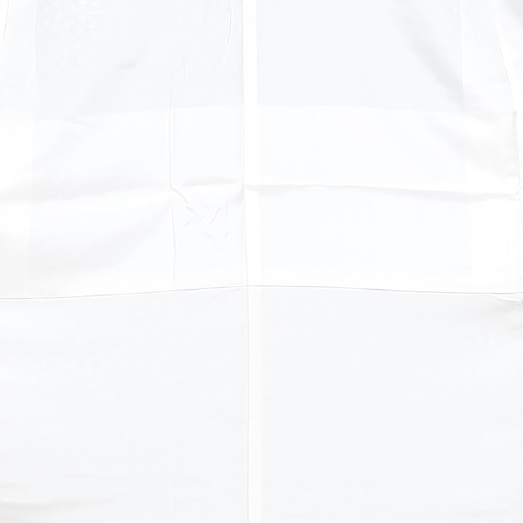 小紋 袷 身丈146cm 裄丈63cm 正絹 Sランク インフォーマル 広衿 XSサイズ 銀杏 水色系 RP 1221-00452