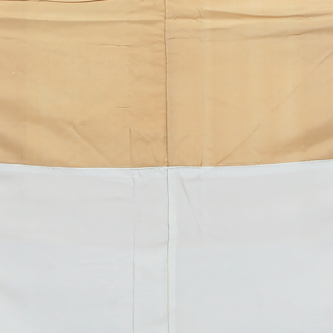 小紋 袷 身丈153cm 裄丈62cm 正絹 Sランク インフォーマル 広衿 Sサイズ 青海波 網目 金系 RP 1221-00793
