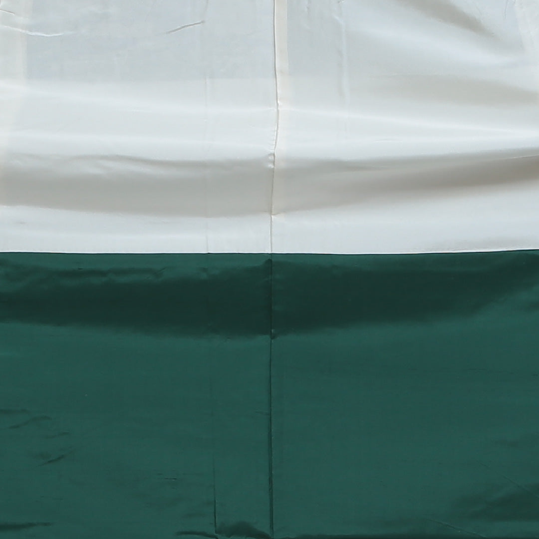 大島紬 袷 身丈151cm 裄丈62cm 正絹 Sランク インフォーマル 広衿 Sサイズ 9マルキ 茶屋辻 緑系 SR 1223-02726
