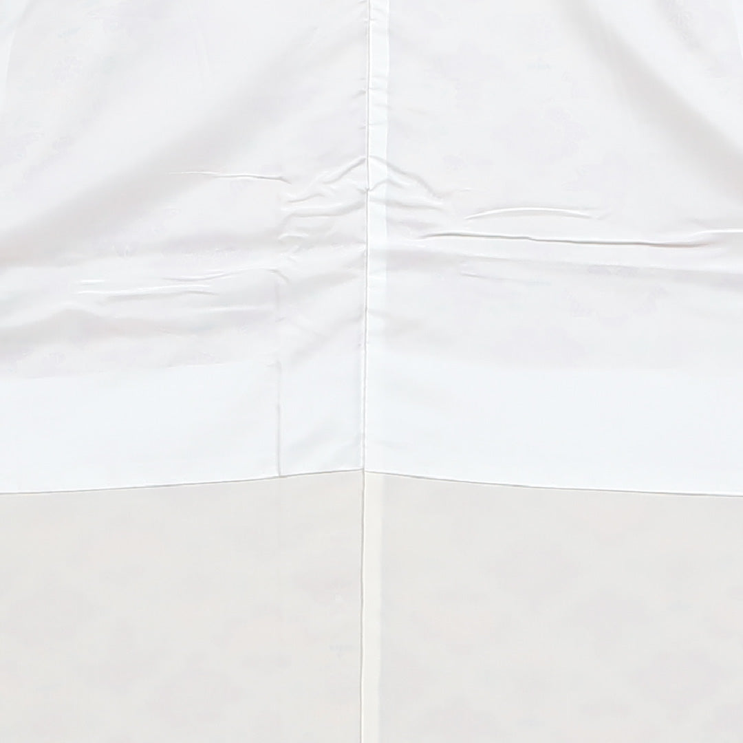小紋 袷 身丈149cm 裄丈64cm 正絹 Sランク インフォーマル バチ衿 XSサイズ 吉祥文様 茶系 RP 1221-00693
