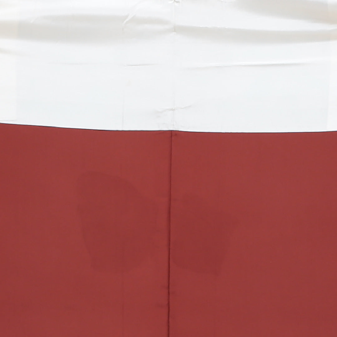 小紋 袷 身丈147cm 裄丈62cm 正絹 Sランク インフォーマル 広衿 XSサイズ 扇 吉祥文様 緑系 RP 1221-00708