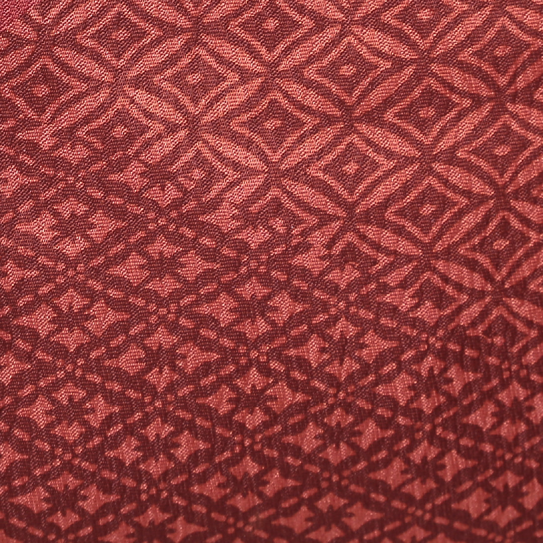 道行コート 袷 身丈84cm 裄丈63cm 正絹 Sランク Sサイズ フォーマル 絵羽コート 吉祥文様 有職文様 赤系 朱系 1263-05351