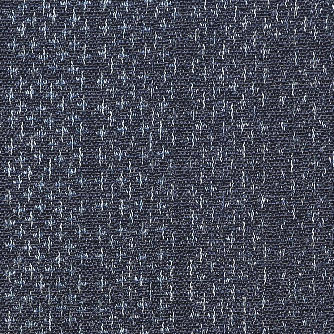 紬 袷 身丈151cm 裄丈62cm 正絹 Aランク Sサイズ 広衿 カジュアル 格子 紺系 1216-02512