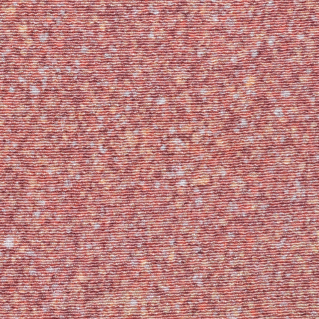 江戸小紋 袷 身丈150cm 裄丈66cm 正絹 Sランク Sサイズ 広衿 一つ紋 セミフォーマル ちりめん 創作柄 朱系 1262-00247