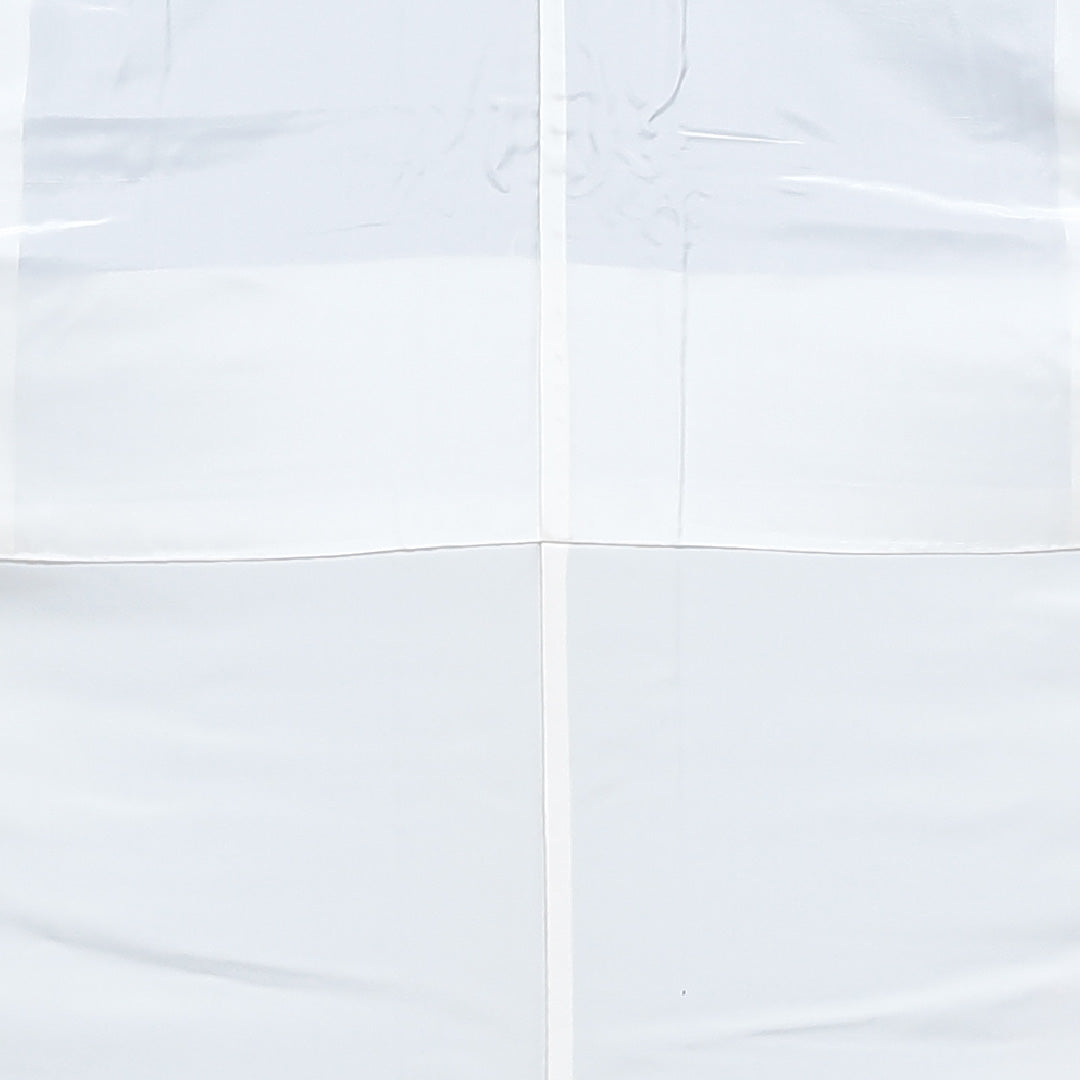 未使用品 訪問着 袷 身丈154cm 裄丈63cm 正絹 Sランク 一つ紋 (五三桐) セミフォーマル 広衿 Sサイズ 金彩 金箔 しつけ糸 道長取り 樹下双獣文 牡丹 紫系 PO 1217-04120