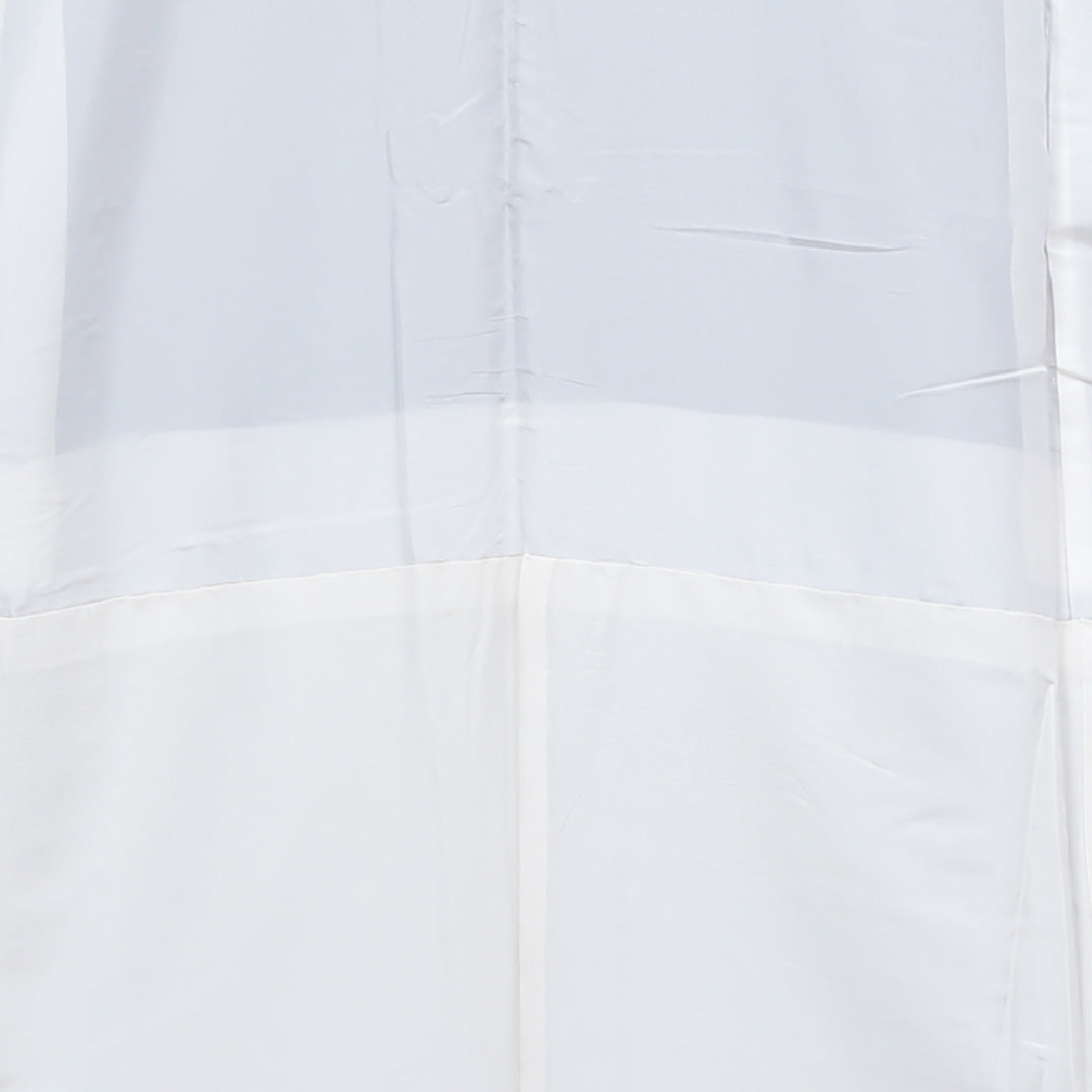 黒留袖 五つ紋 丸に立ち沢瀉 身丈151cm 裄丈61cm Aランク 正絹 袷 広衿 S 蘇州刺繍 金箔 雉 フォーマル 黒系 1211-F0127