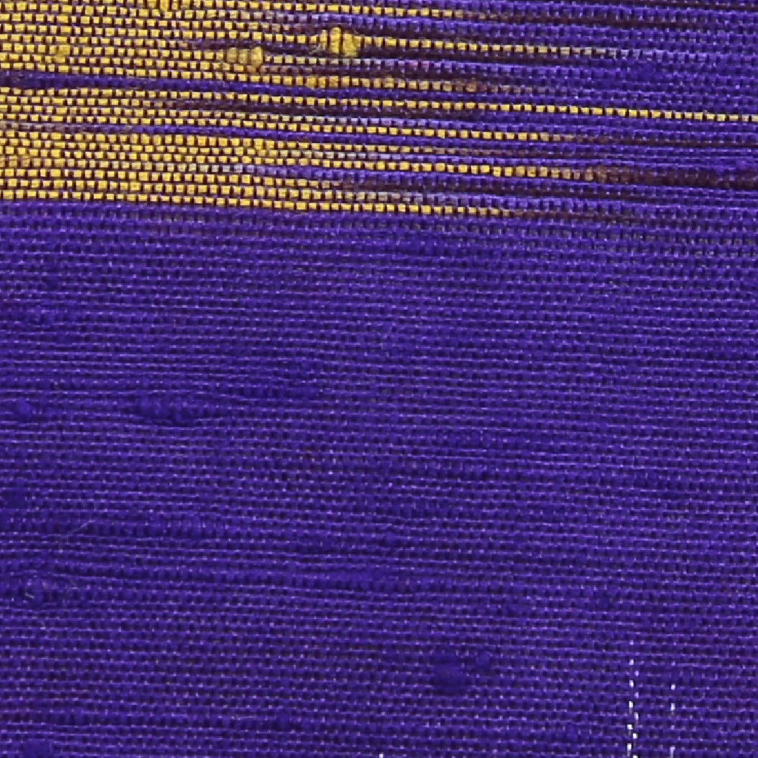 アンティーク 銘仙の着物 袷 身丈148cm 裄丈62cm 正絹 Aランク バチ衿 XSサイズ 幾何学柄 紫系 RP 1223-02753