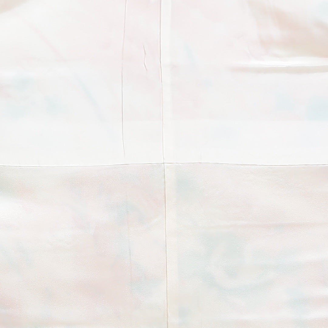振袖 身丈151cm 裄丈63.5cm Bランク 袷 正絹 広衿 ボタニカル モダン 1313-F0022