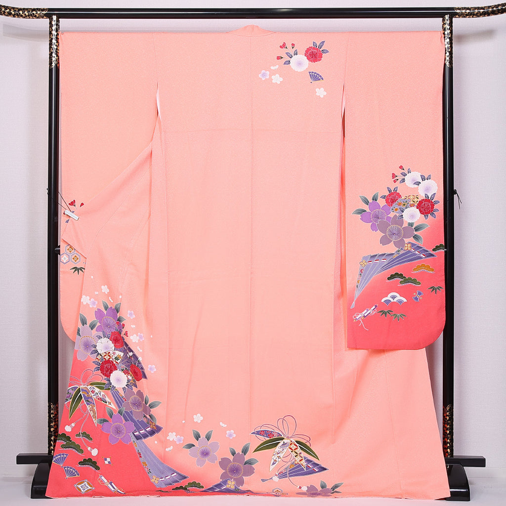 振袖 FINAL STAGE 豪華 刺繍 銀彩 紋意匠 薔薇 真似る 身丈168cm