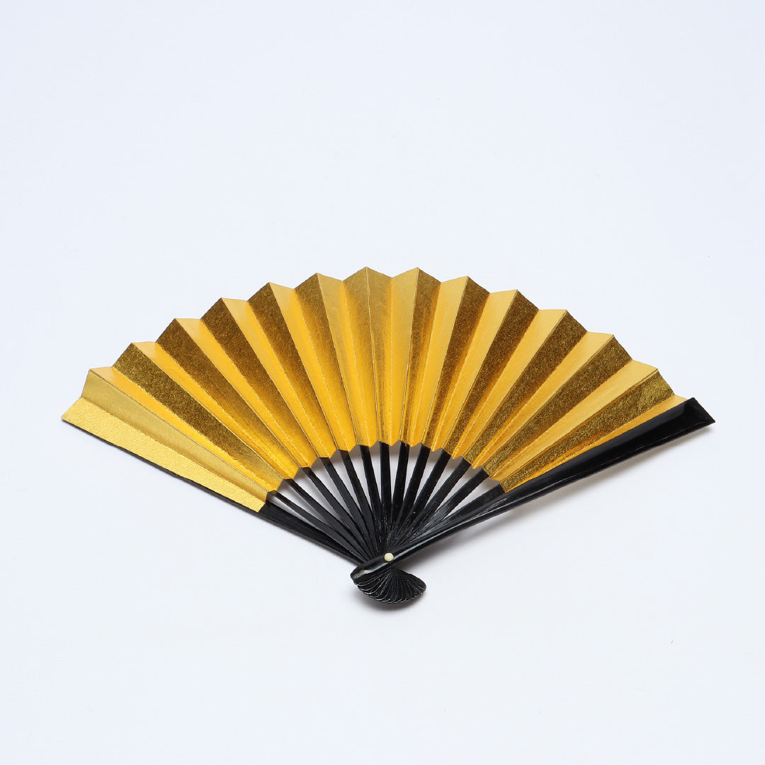 扇子 末広 留袖用 竹製 紙 Sランク 和装小物 金系 銀系 1240-00608