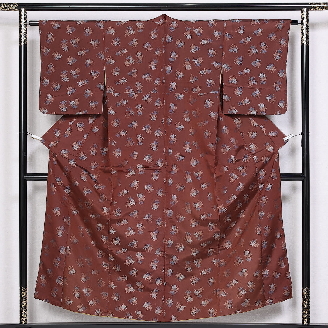 ❣3点半額セール❣#653 しかた 正絹 紬 単衣 未使用品 162 