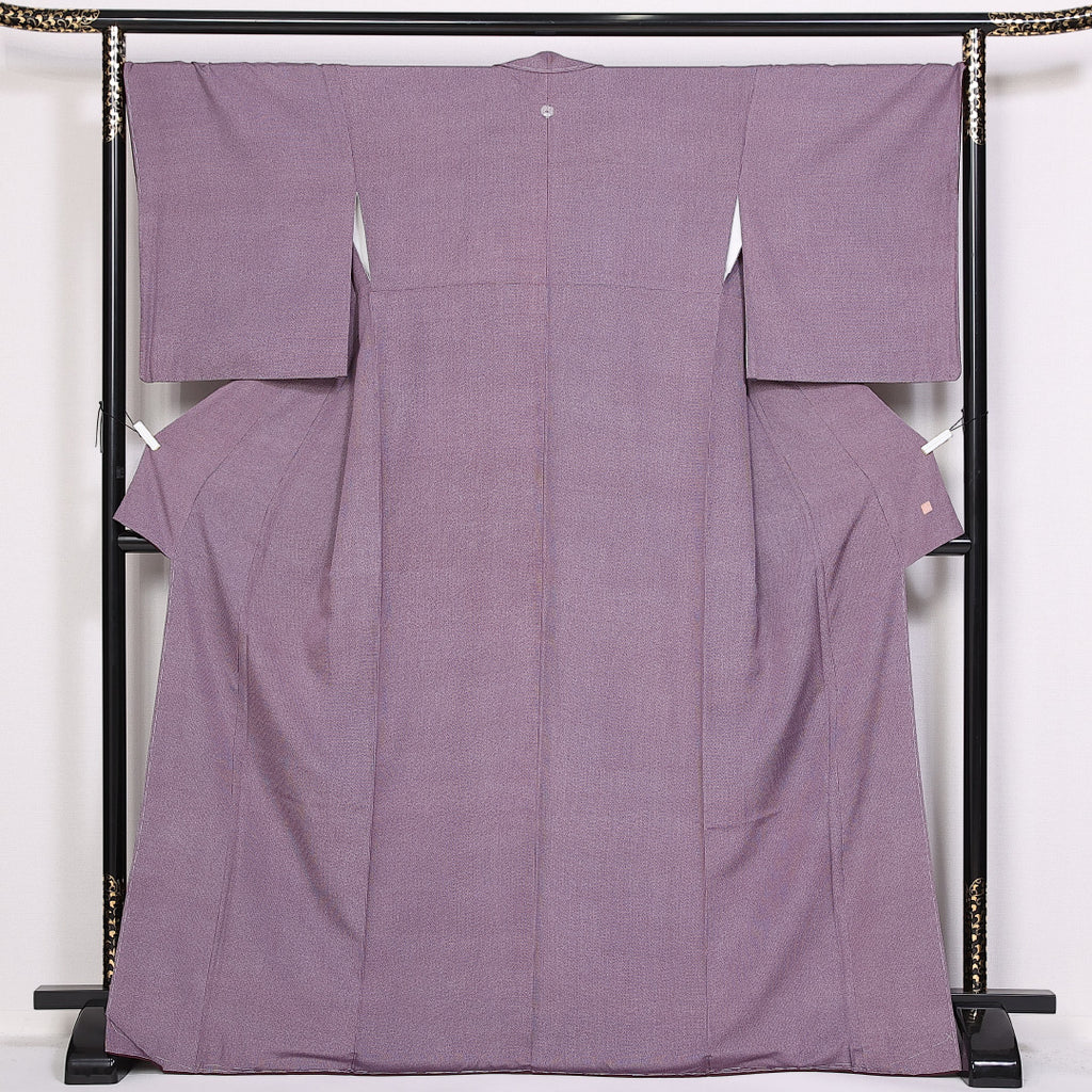 中古・リサイクル着物】 未使用品 江戸小紋 身丈171cm 裄丈67cm S 