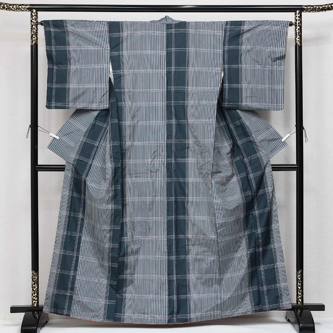 中古・リサイクル 紬（大島紬）】 袷 身丈163cm 裄丈65cm 正絹 Sランク